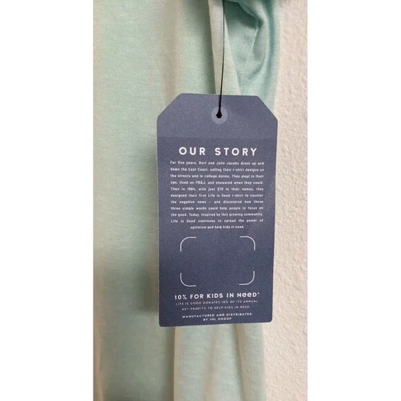 NWT~Women's Life Is Good "Martini" Theme Super Soft & Cozy Sleep Shirt L - Picture 6 of 9